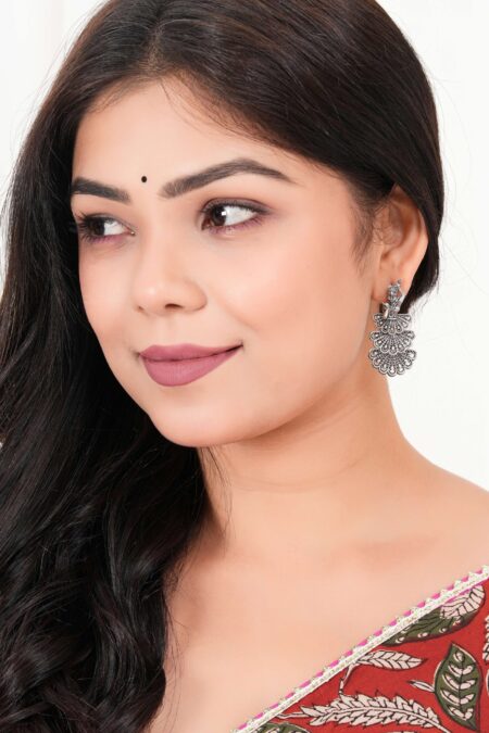 Women's Indian Bollywood Stylish AZ838-OXidised Earrings Traditional Ethnic Jhumka/Jhumki Earrings for Women Unique Design