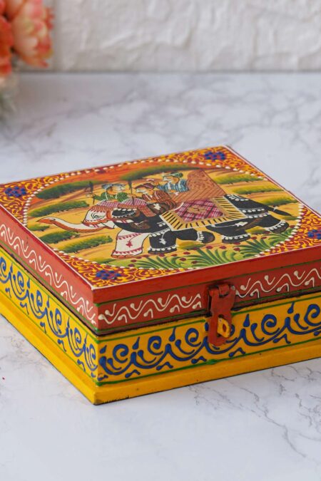 Wooden jewellery box