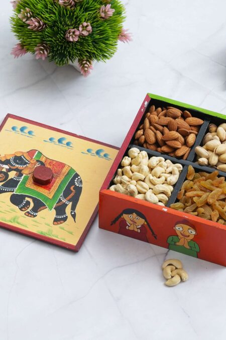 Wooden 4 boxex dry fruit box